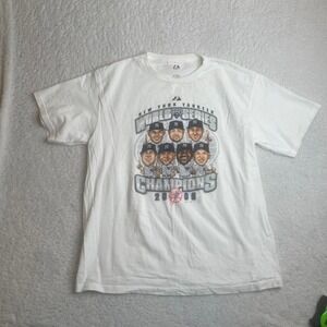 2009 New York Yankees World Series character tee shirt‎ mlb playoffs L